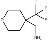 (4-(三氟甲基)四氢2H-吡喃-4-基)甲胺 结构式