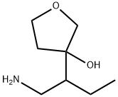 3-(1-氨基丁-2-基)四氢呋喃-3-醇 结构式