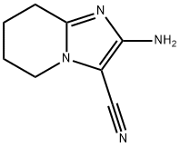 2-氨基-5,6,7,8-四氢咪唑并[1,2-A]吡啶-3-甲腈 结构式