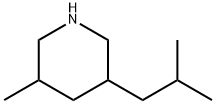 3-异丁基-5-甲基哌啶 结构式