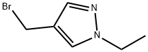 4-(溴甲基)-1-乙基1H吡唑 结构式
