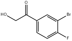 2'-羟基-3-溴-4-氟苯乙酮 结构式