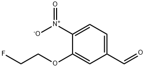 3-(2-氟乙氧基)-4-硝基苯甲醛 结构式