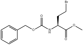 Butanoic acid, 4-bromo-2-[[(phenylmethoxy)carbonyl]amino]-, methyl ester, (2S)- 结构式