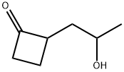 2-(2-hydroxypropyl)cyclobutanone 结构式