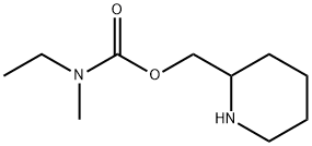 哌啶-2-基甲基乙基(甲基)氨基甲酸酯 结构式