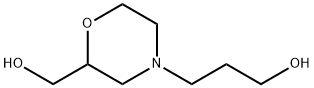 4-Morpholinepropanol,2-(hydroxymethyl)- 结构式