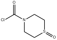 4-Thiomorpholinecarbonyl chloride, 1-oxide 结构式