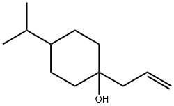 1-烯丙基-4-异丙基环己烷-1-醇 结构式