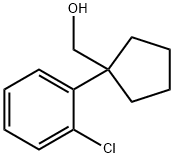 1-(2-氯苯基)环戊基甲醇 结构式