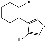 2-(4-溴噻吩-3-基)环己-1-醇 结构式