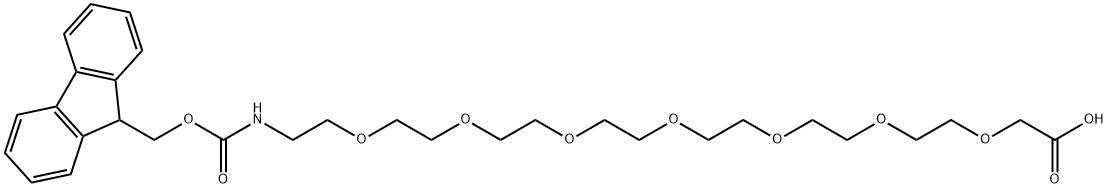 FMOC-N-氨基-PEG7-酸 结构式