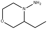 4-Morpholinamine, 3-ethyl- 结构式