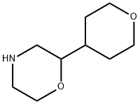 2-(四氢-2H-吡喃-4-基)吗啉 结构式