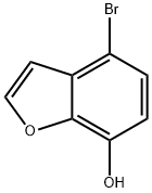 4-溴苯并呋喃-7-醇 结构式