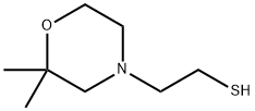 4-Morpholineethanethiol,2,2-dimethyl- 结构式