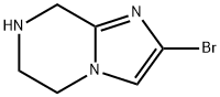 Imidazo[1,2-a]pyrazine, 2-bromo-5,6,7,8-tetrahydro- 结构式