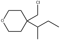 4-(仲丁基)-4-(氯甲基)四氢-2H-吡喃 结构式