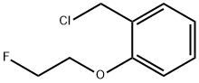 2-(chloromethyl)phenyl 2-fluoroethyl ether 结构式