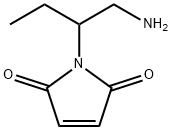1H-Pyrrole-2,5-dione, 1-[1-（aminomethyl)propyl]- 结构式