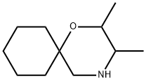 1-Oxa-4-azaspiro[5.5]undecane, 2,3-dimethyl- 结构式