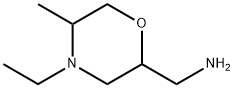 2-Morpholinemethanamine,4-ethyl-5-methyl- 结构式