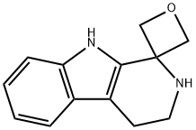 2,3,4,9-TETRAHYDROSPIRO[OXETANE-3,1-PYRIDO[3,4-B]INDOLE] 结构式
