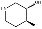 (3S,4S)-4-Fluoro-piperidin-3-ol 结构式