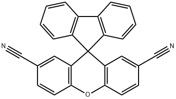 2',7'-二氰基-螺[芴-9,9'-氧杂蒽] 结构式