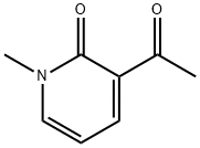 2(1H)-Pyridinone, 3-acetyl-1-methyl- 结构式