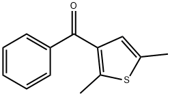 (2,5-dimethylthiophen-3-yl)-phenylmethanone 结构式