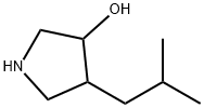 4-(2-甲基丙基)-3-吡咯烷醇 结构式