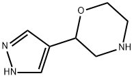 2-(4-吡唑基)吗啉 结构式