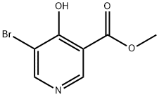 5-溴-4-羟基烟酸甲酯 结构式