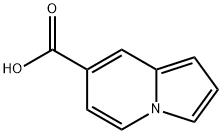 吲哚嗪-7-羧酸 结构式