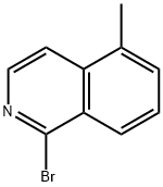 1-溴-5-甲基异喹啉 结构式