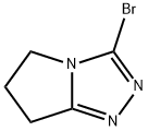 3-溴-6,7-二氢-5H-吡咯并[2,1-C][1,2,4]三唑 结构式