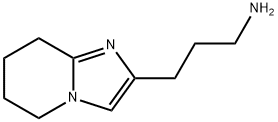 3-(5,6,7,8-四氢咪唑并[1,2-A]吡啶-2-基)丙胺-1-胺 结构式