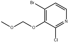 4-溴-2-氯-3-(甲氧基甲氧基)吡啶 结构式