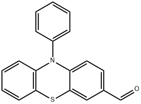 10H-Phenothiazine-3-carboxaldehyde, 10-phenyl- 结构式