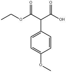 3-ethoxy-2-(4-methoxyphenyl)-3-oxopropanoic acid 结构式