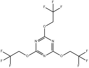 1,3,5-TRIAZINE, 2,4,6-TRIS(2,2,2-TRIFLUOROETHOXY) 结构式