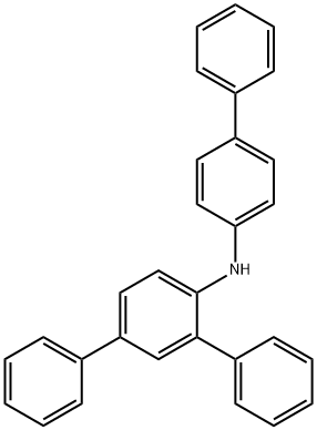 N - ([1,1'-联苯] -4-基) - [1,1':3',1 '' - 三联苯] -4'-胺 结构式