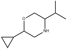 Morpholine, 2-cyclopropyl-5-(1-methylethyl)- 结构式