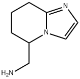 (5,6,7,8-四氢咪唑并[1,2-A]吡啶-5-基)甲胺 结构式