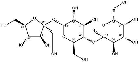 4-O-alpha-D-Galactopyranosyl-D-sucrose, Min. 95% 结构式