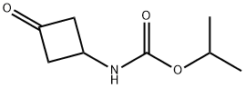 Carbamic acid, N-(3-oxocyclobutyl)-, 1-methylethyl ester 结构式