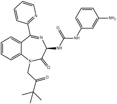 CCK-B RECEPTOR ANTAGONIST 2 结构式