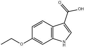 1H-Indole-3-carboxylic acid, 6-ethoxy- 结构式