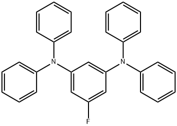 5-fluoro-N1,N1,N3,N3-tetraphenylbenzene-1,3-diamine 结构式